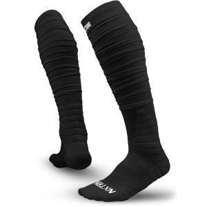   XTD® Scrunch Football Socks Black