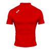   Core Turtleneck Compression Short Sleeve Red