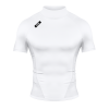   Core Turtleneck Compression Short Sleeve White