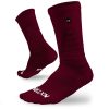   Crew Socks Maroon (3-Pairs)