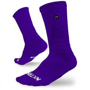   Crew Socks Purple (3-Pairs)