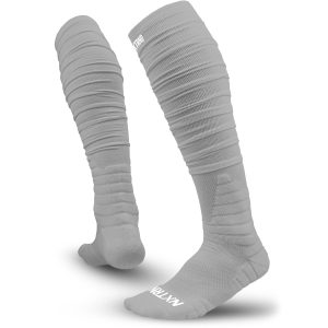   XTD® Scrunch Football Socks Light Grey