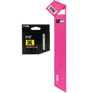   Streamer Football Towel Pink
